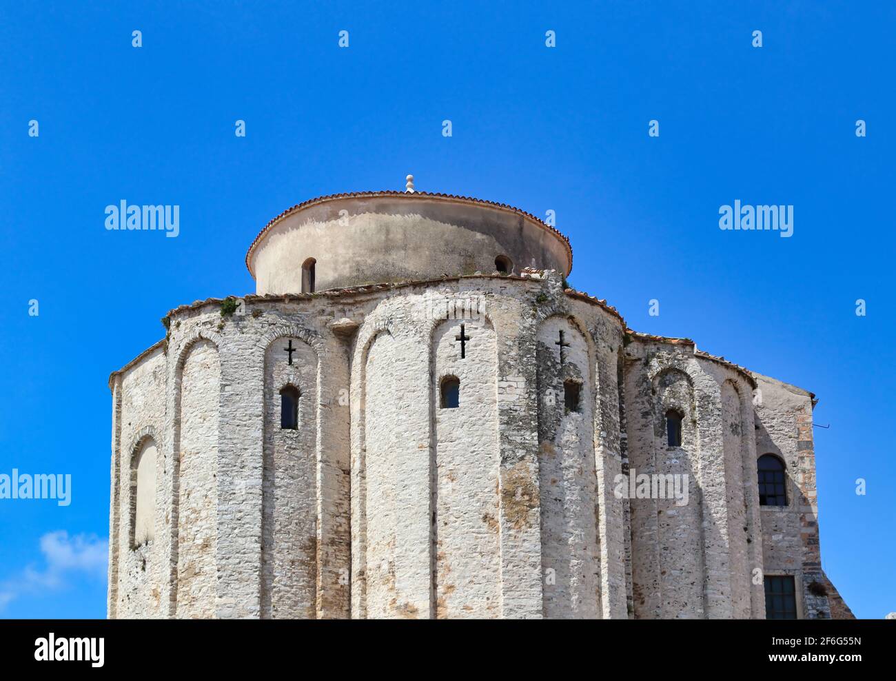 Church of St Donatus, Crkva svetog Donata, Zadar Croatia Stock Photo