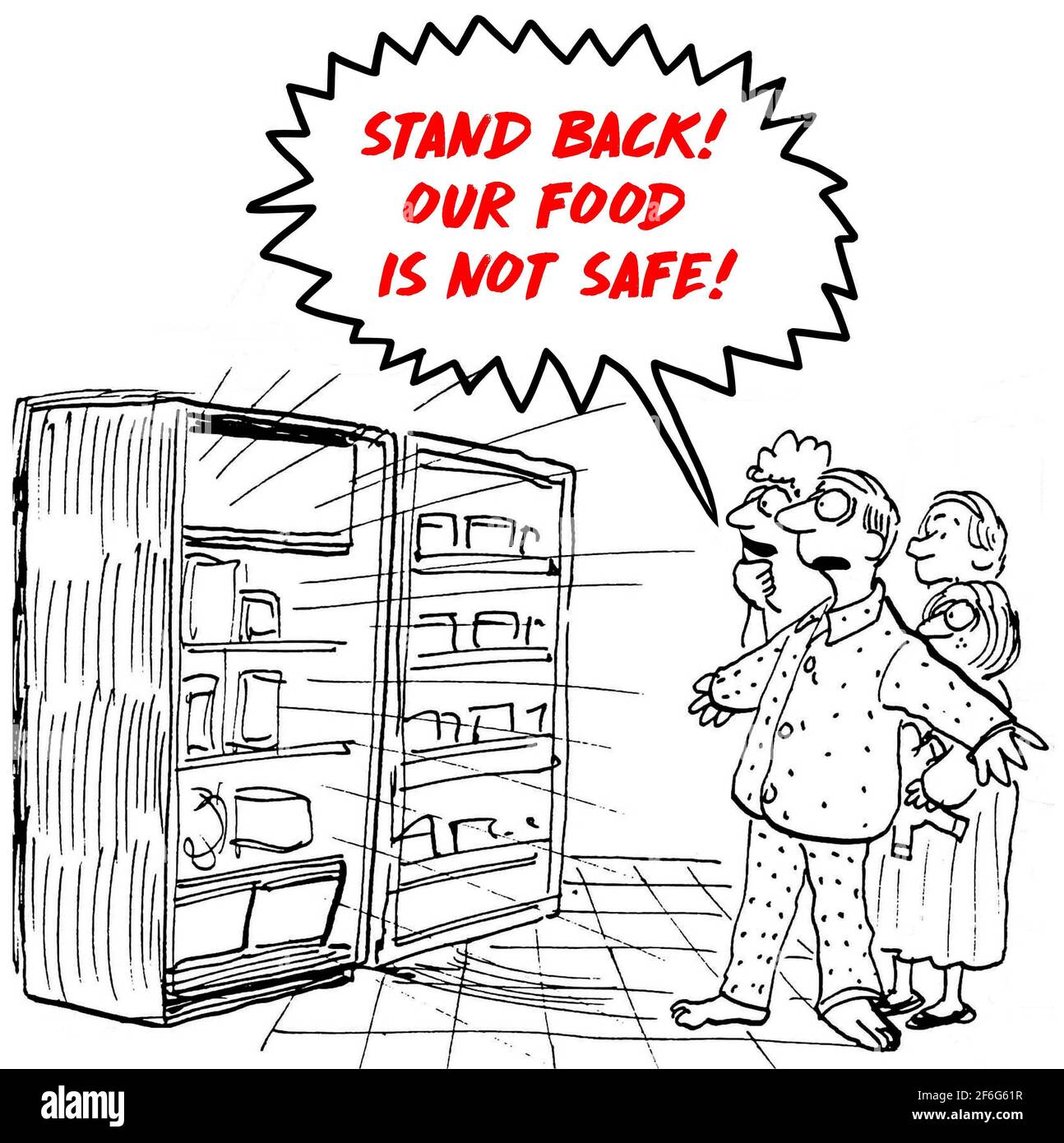 Parents are warning their children to avoid unsafe food Stock Photo Alamy