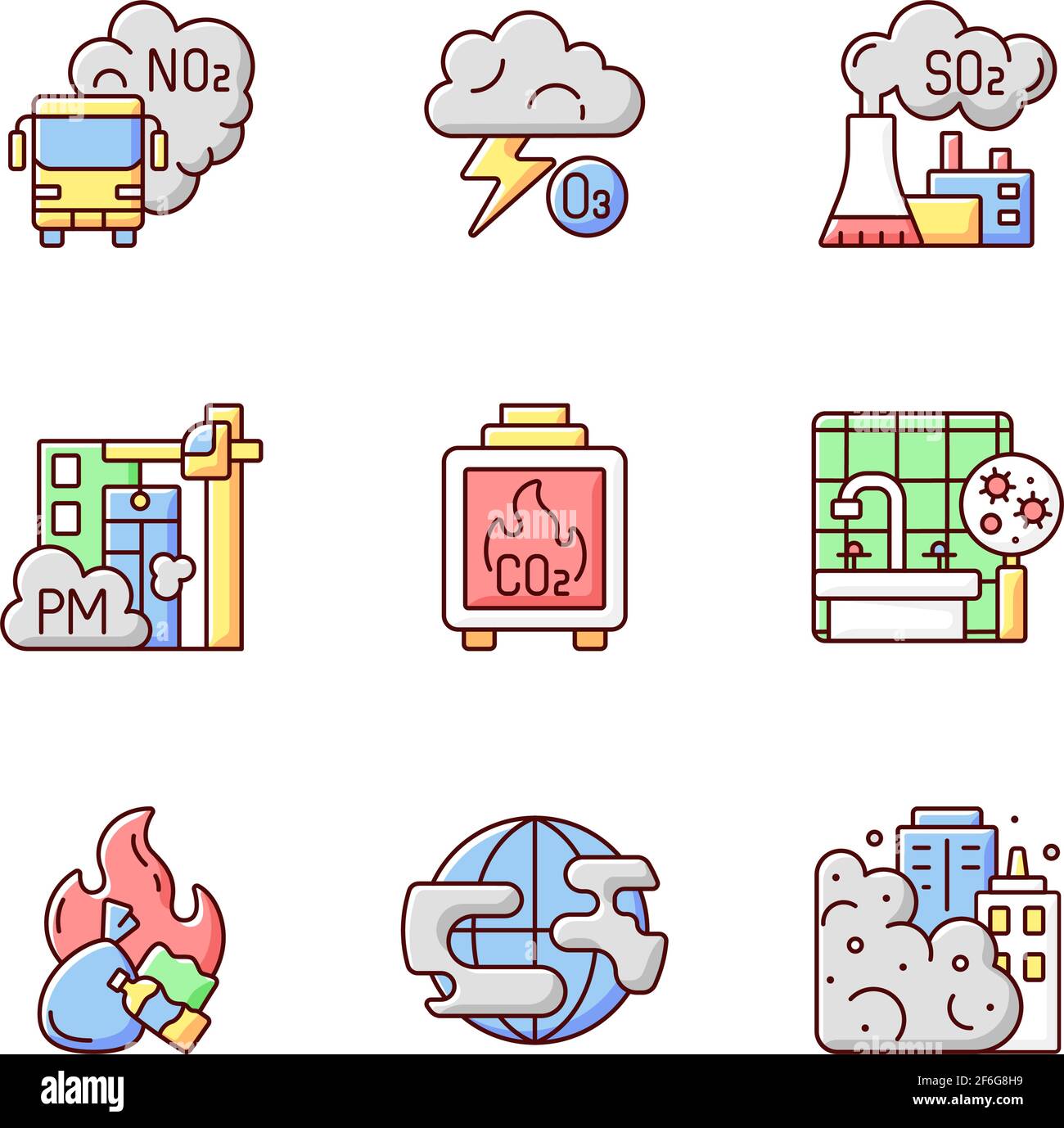 Air pollution crisis Cut Out Stock Images Pictures Alamy