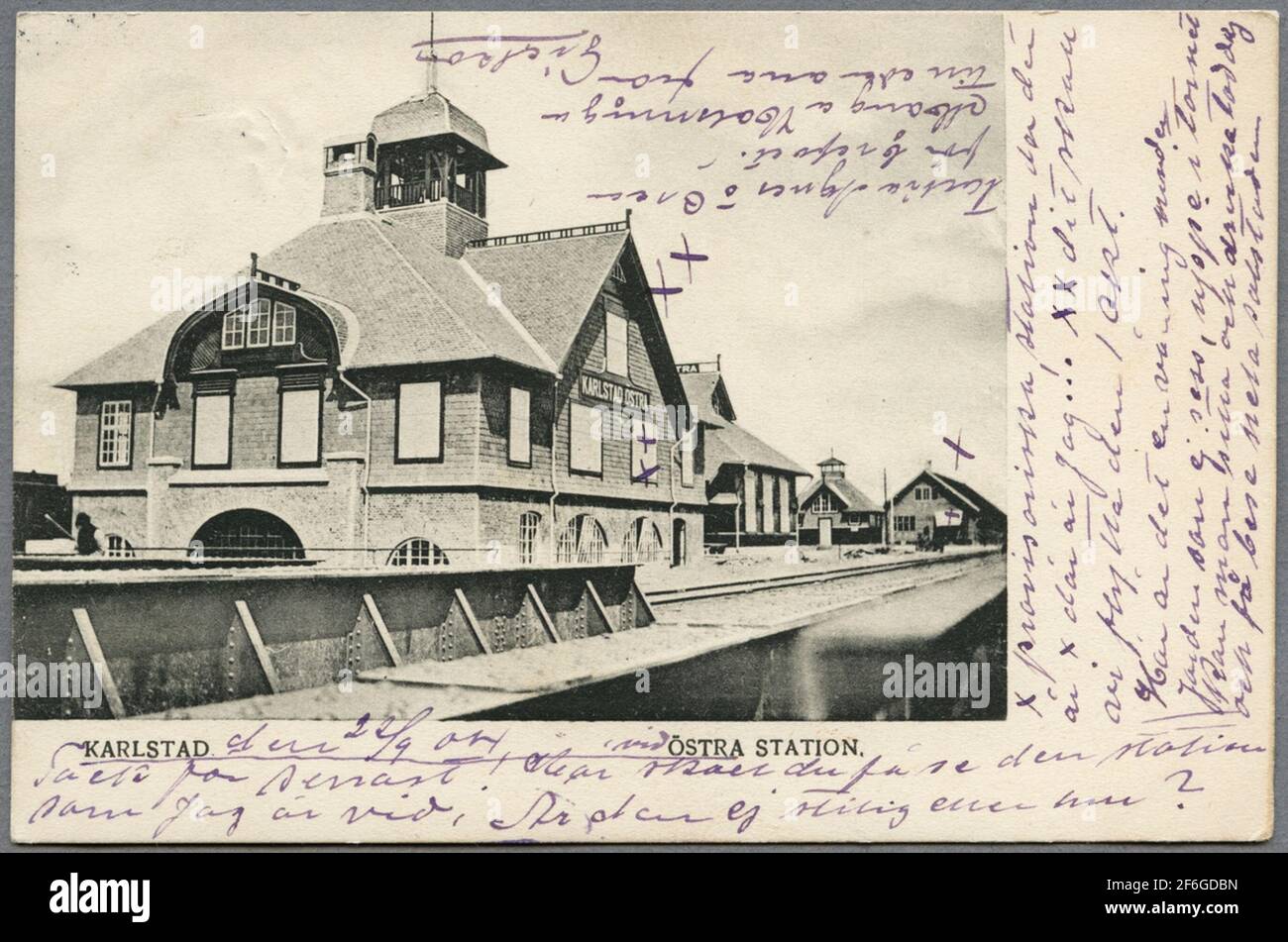 Karlstad East Station Stock Photo Alamy