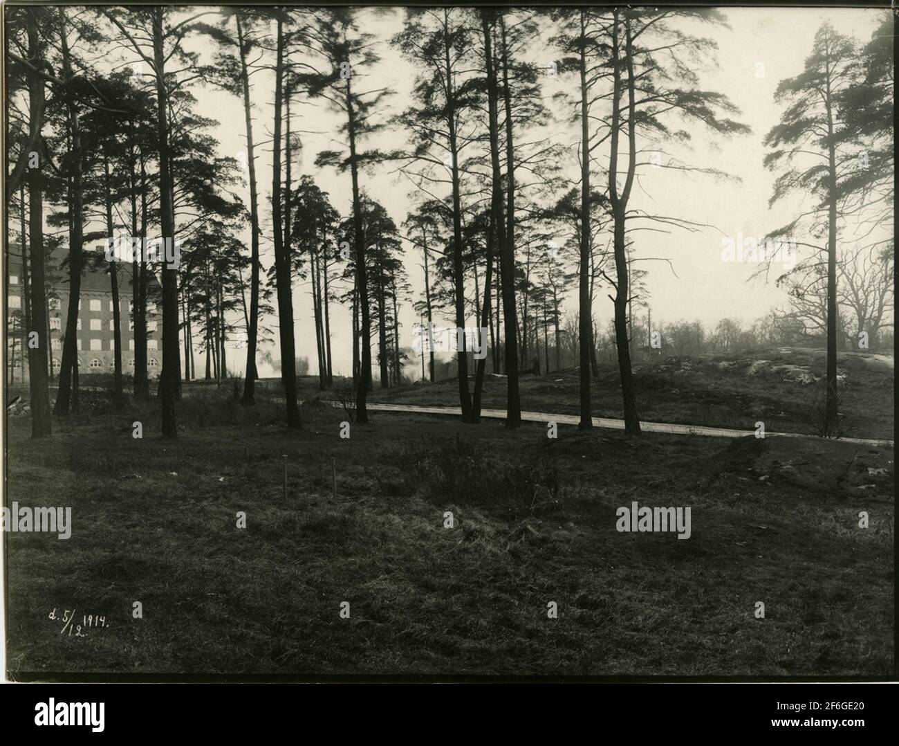 Tomteboda. The state's railways, sj. Road from the station to KK, the ...