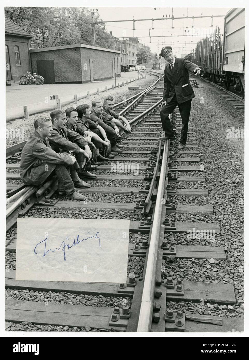 Traffic account company Grängesberg Oxelösund's railway, TGOJ staff