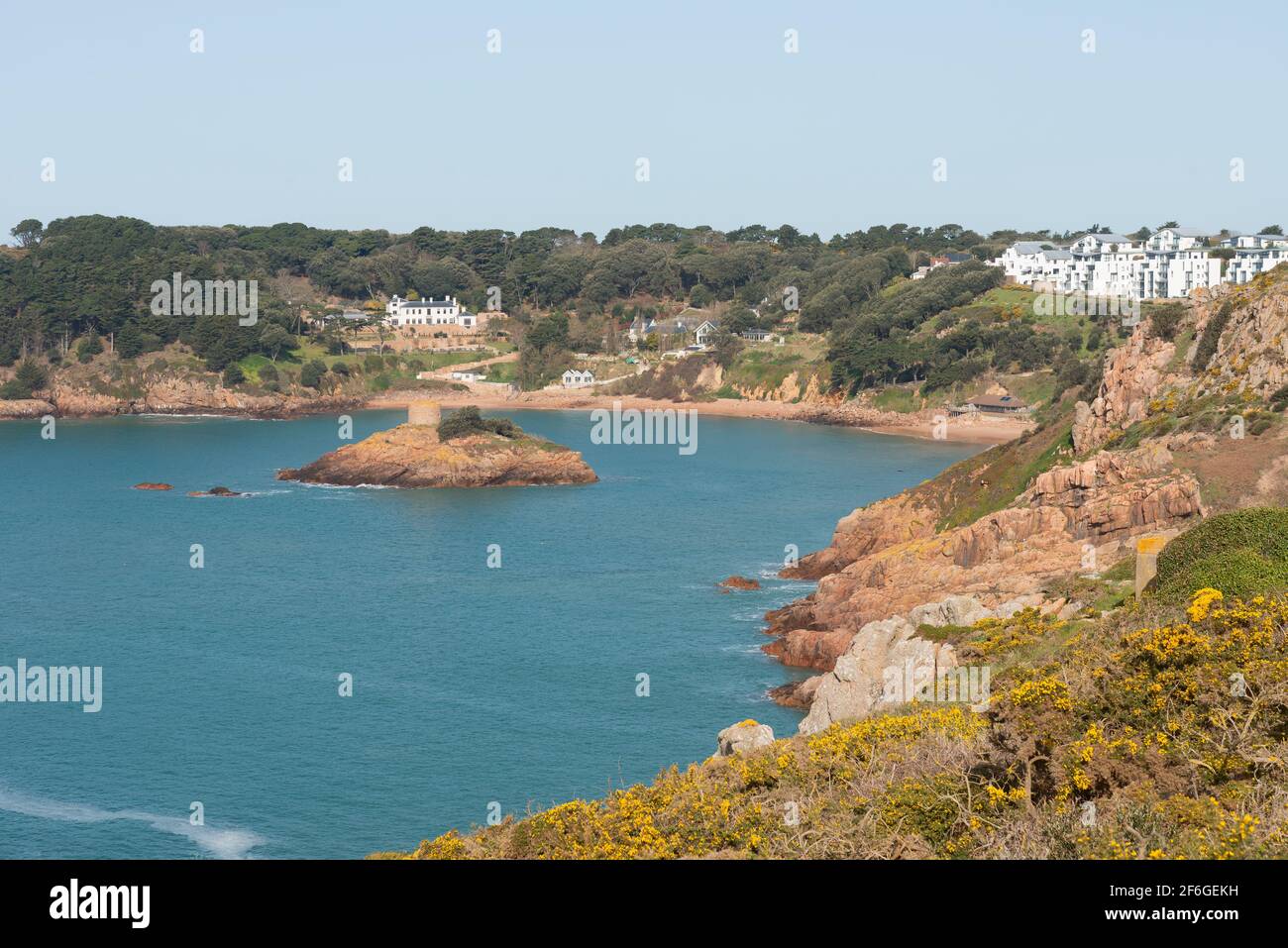 Portlet Bay, Jersey, Channel Islands Stock Photo Alamy
