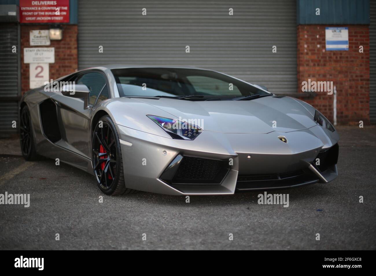 Grey aventador hires stock photography and images Alamy