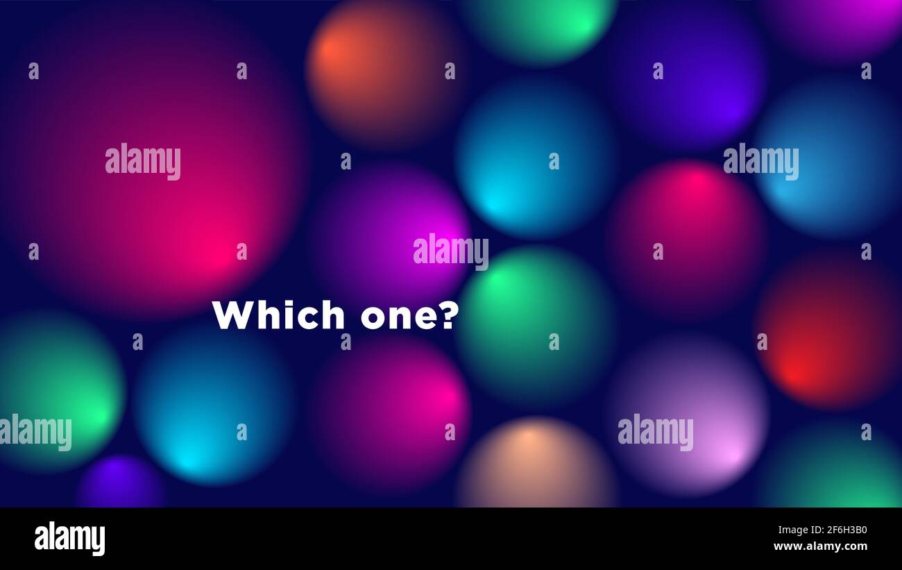 Colorful blurred rounds background geometric vector illustration Stock ...