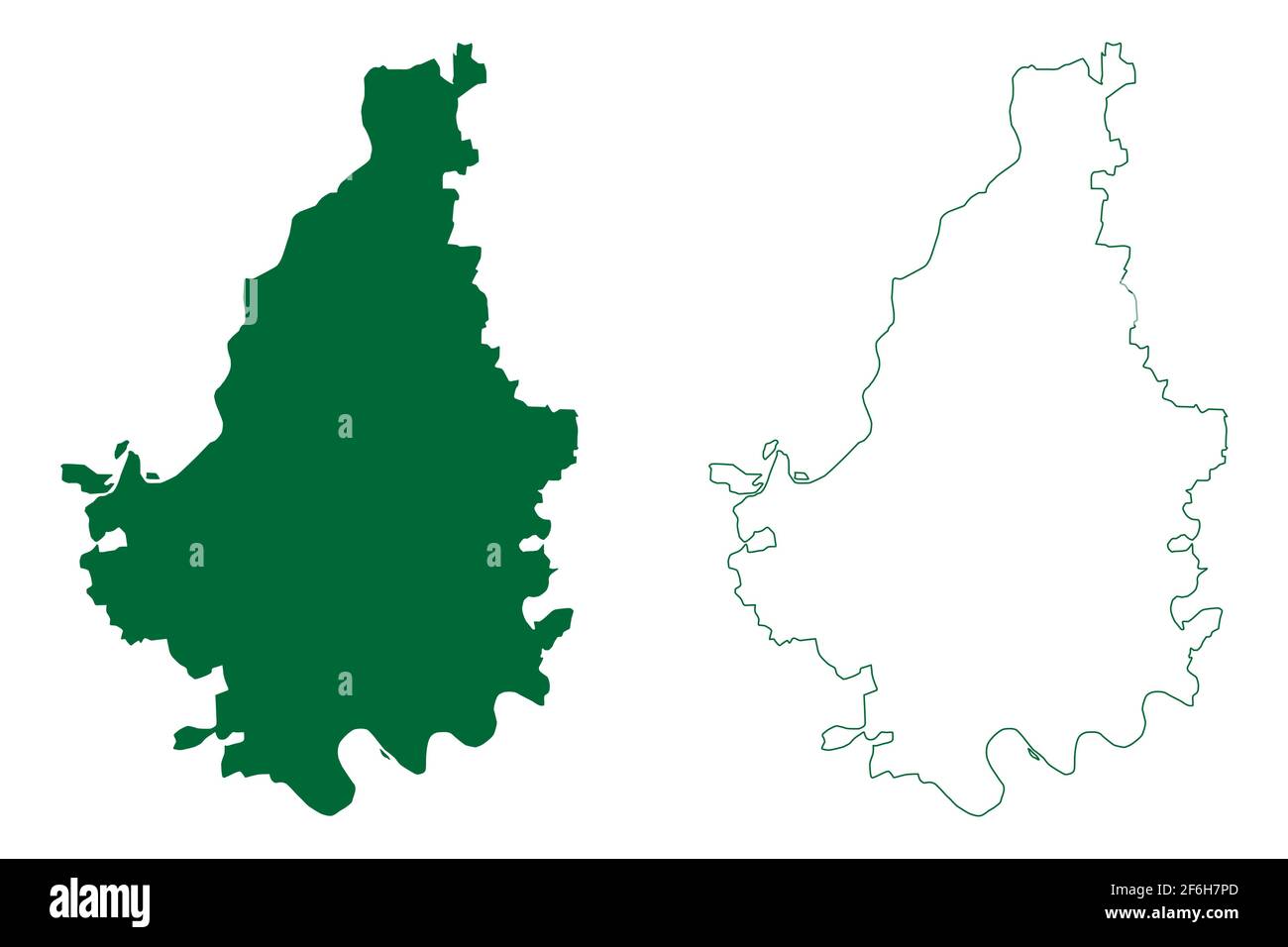 Vadodara Map In Gujarat Vadodara District (Gujarat State, Republic Of India) Map Vector  Illustration, Scribble Sketch Baroda Map Stock Vector Image & Art - Alamy