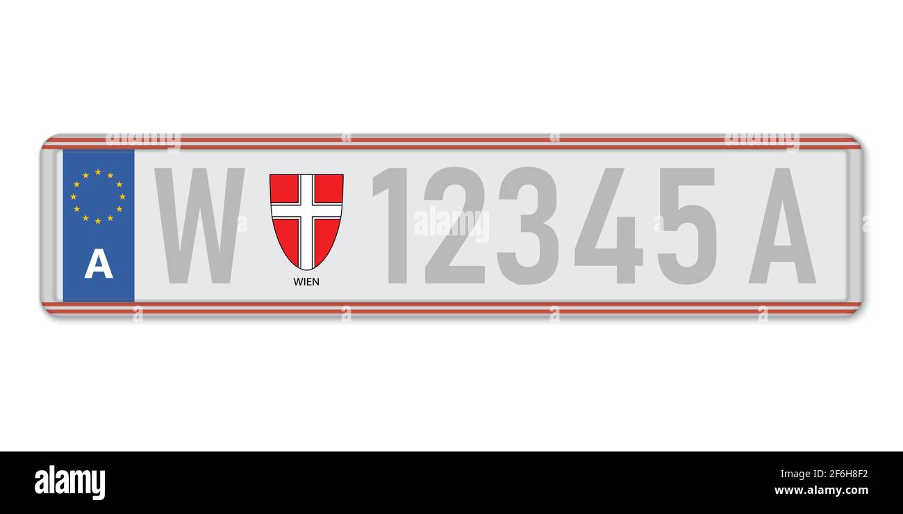 Sizes number plate Short Number