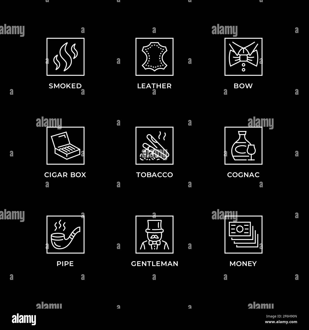 Man Sportswear And Clothing Black White Vector Icon Set High-Res