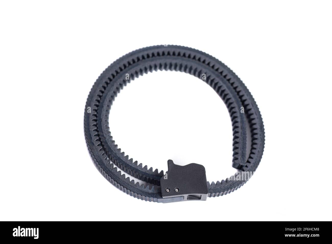 Clamp for camera lens isolated on white background. Stock Photo