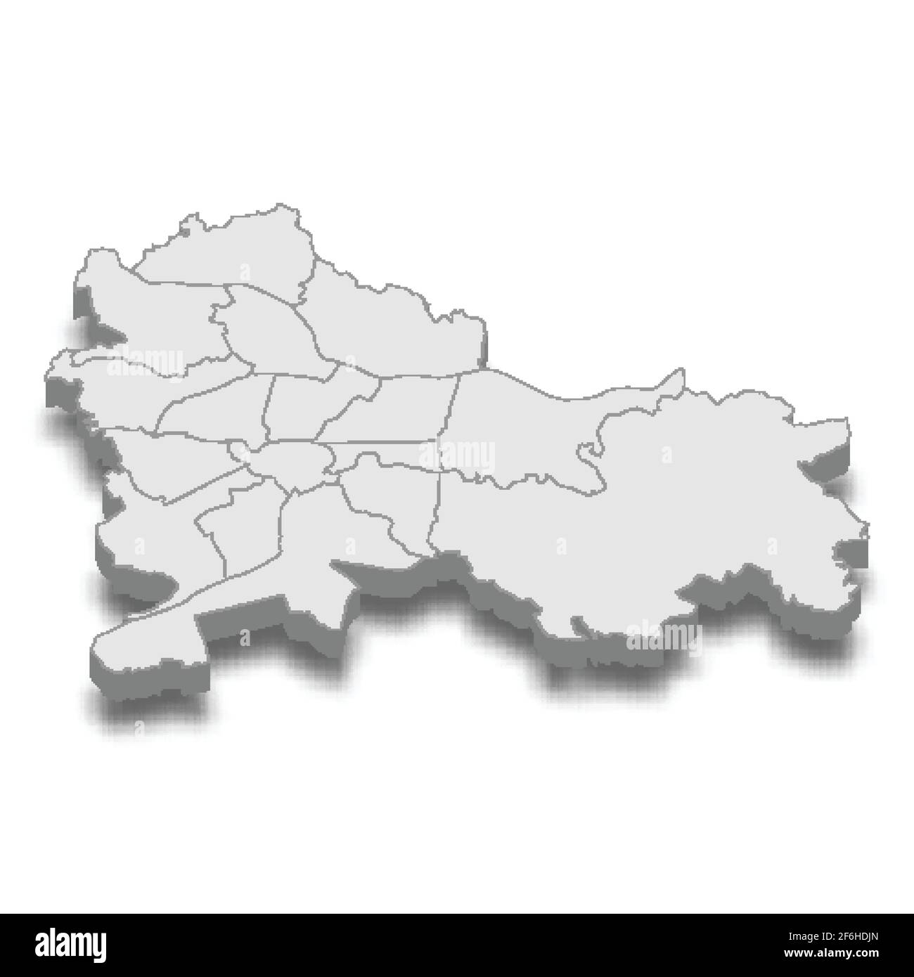 Map of ljubljana hi-res stock photography and images - Alamy