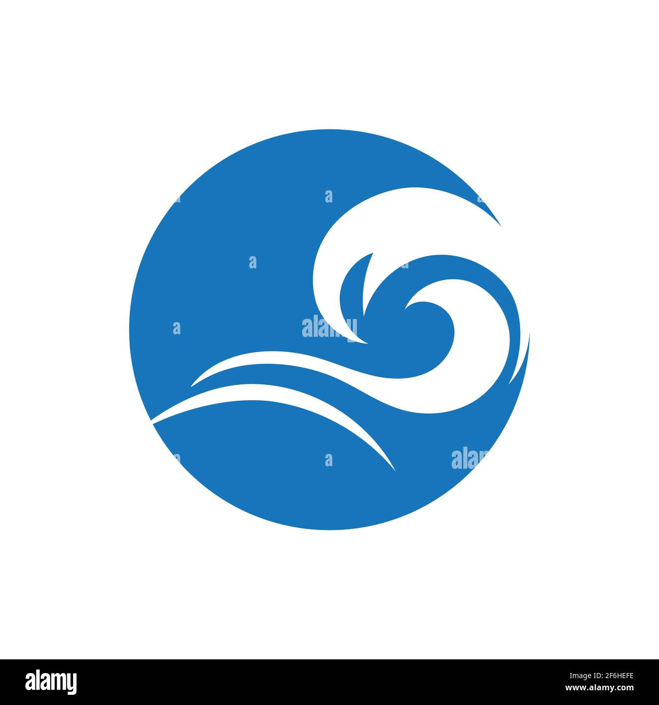 Ocean Wave Logo vector illustration design Template - Vector Stock ...