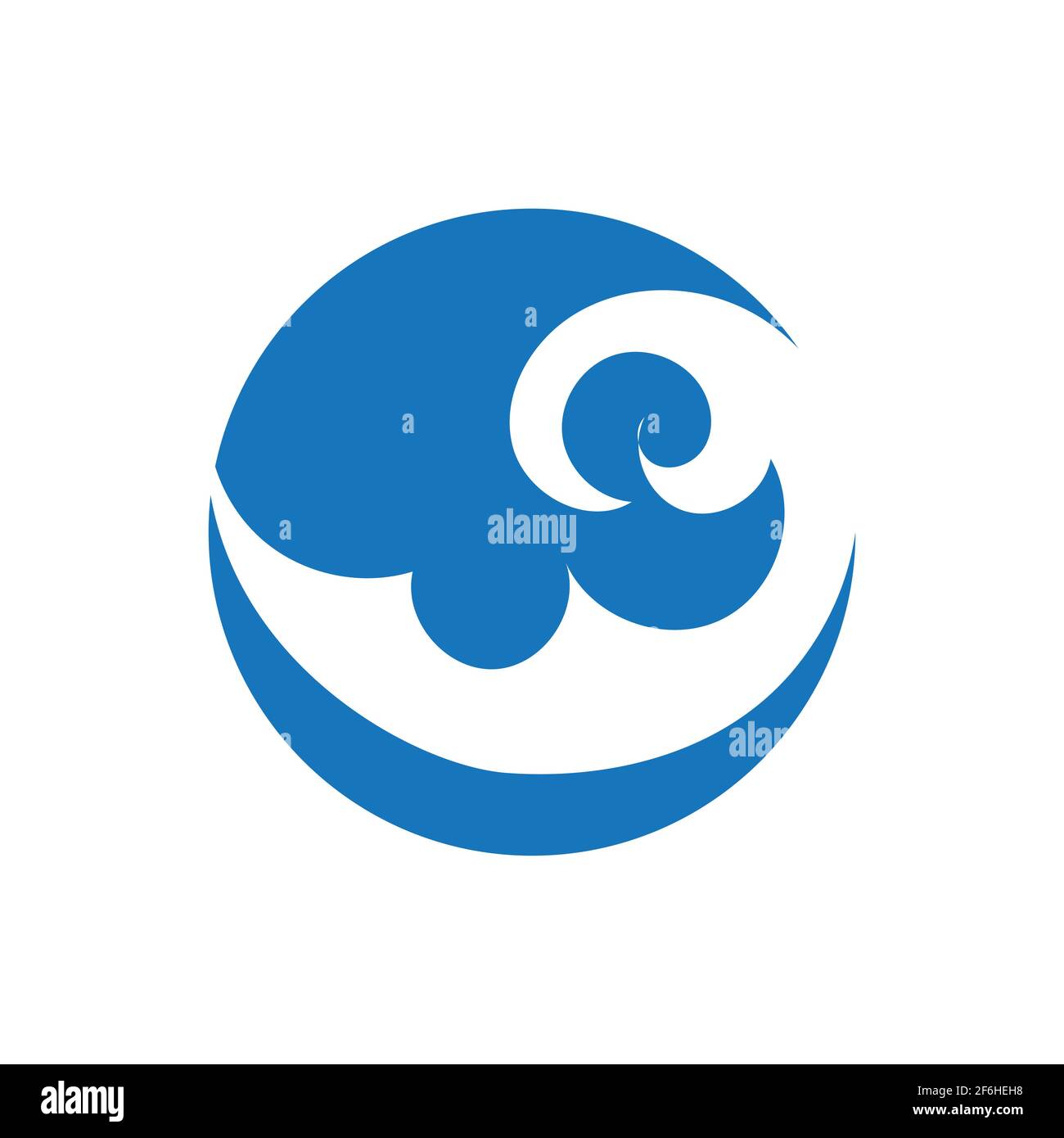 Ocean Wave Logo vector illustration design Template - Vector Stock ...