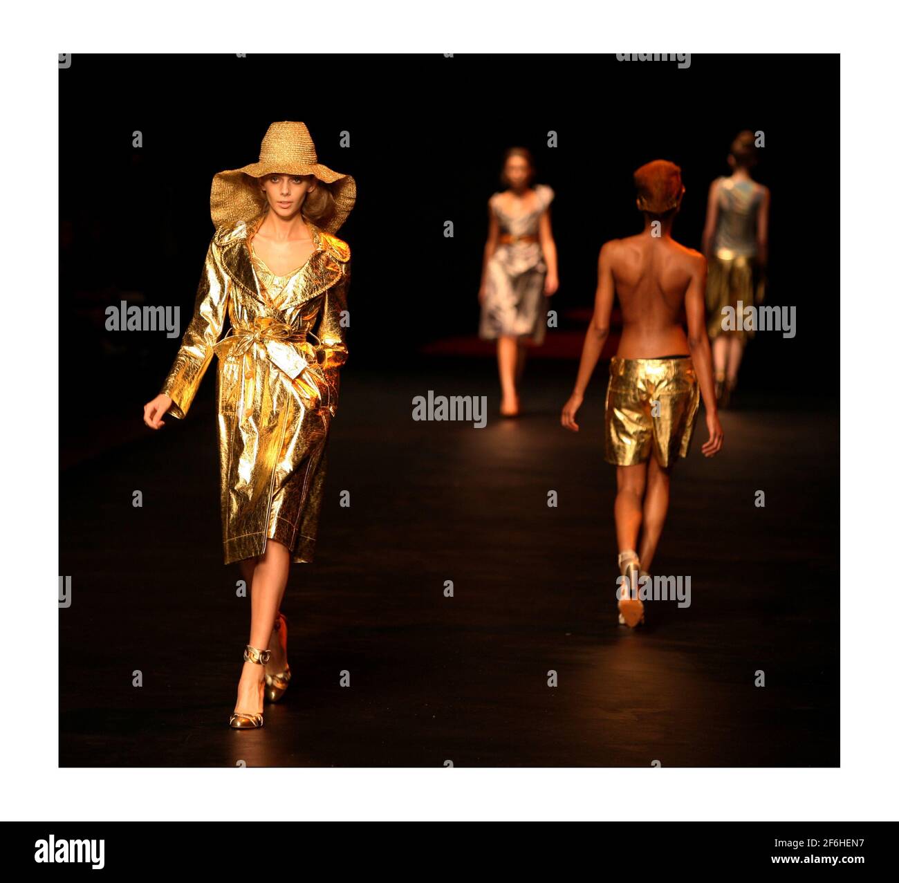 London fashion week vivian westwood showphotograph by David Sandison