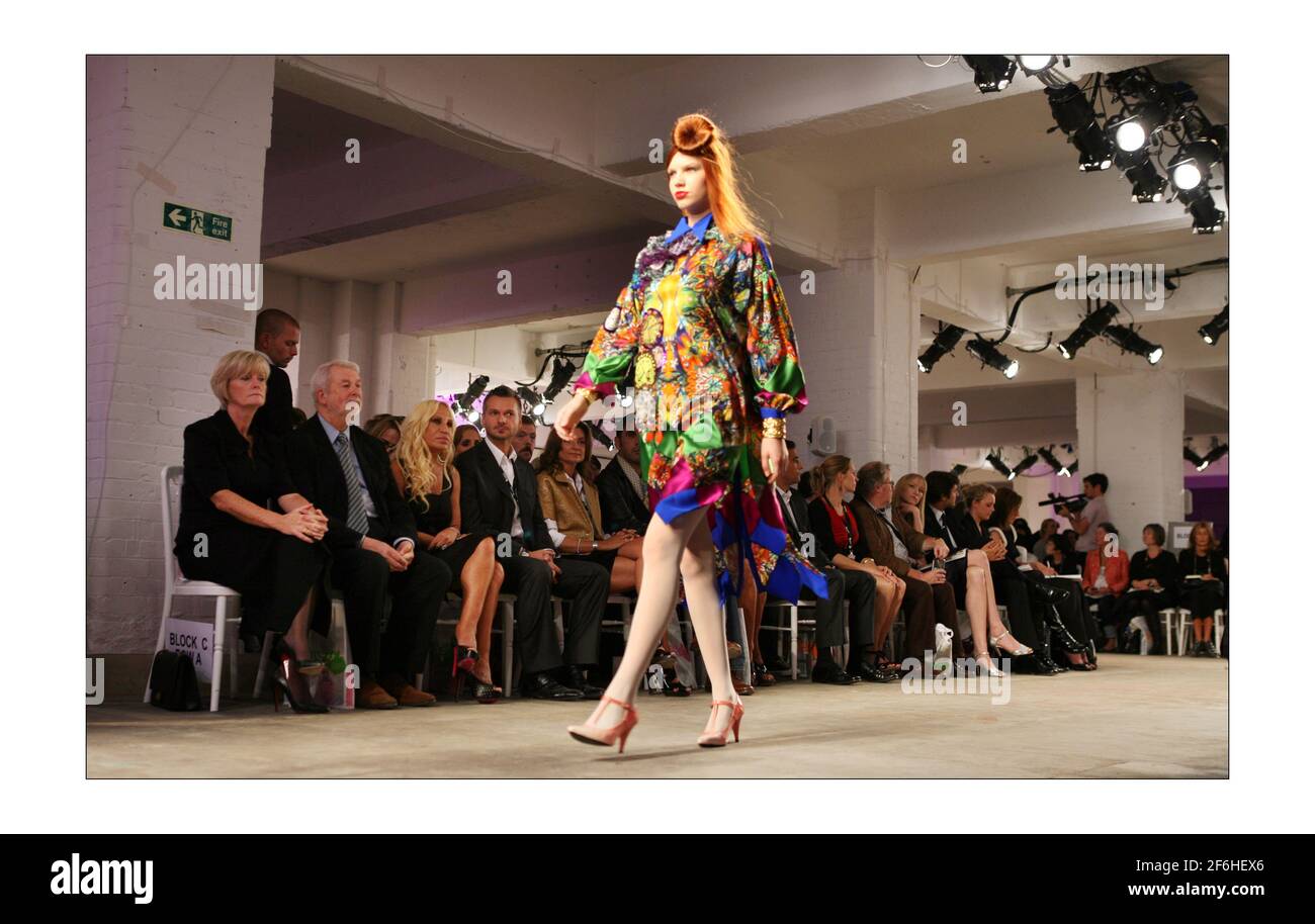 London Fashion week. Fashion Fringe.Donatella Versace was in