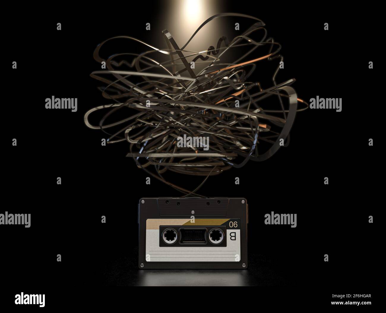 Cassette tape unravel hires stock photography and images Alamy