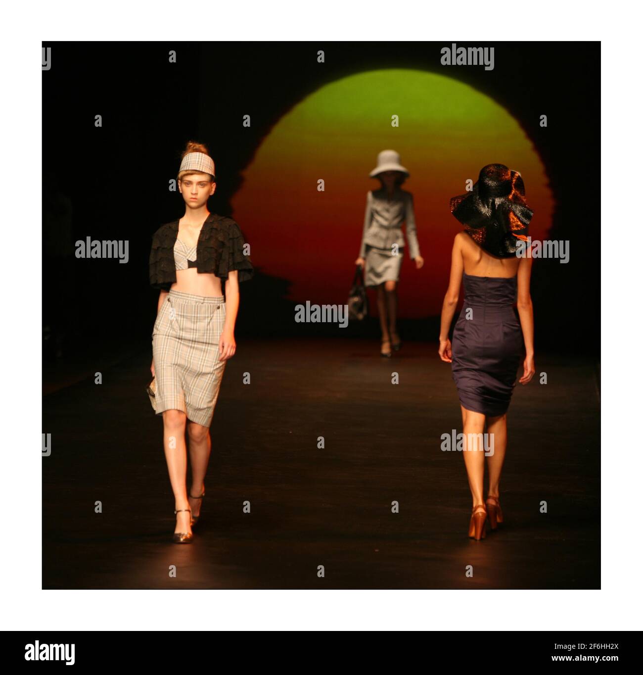 London fashion week vivian westwood showphotograph by David Sandison
