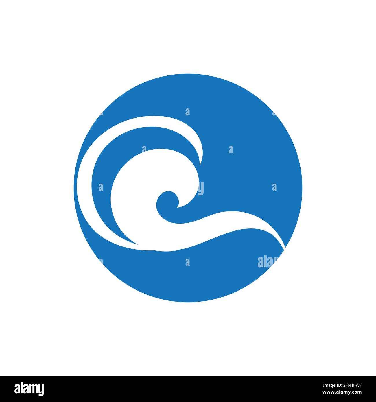 Ocean Wave Logo vector illustration design Template - Vector Stock ...