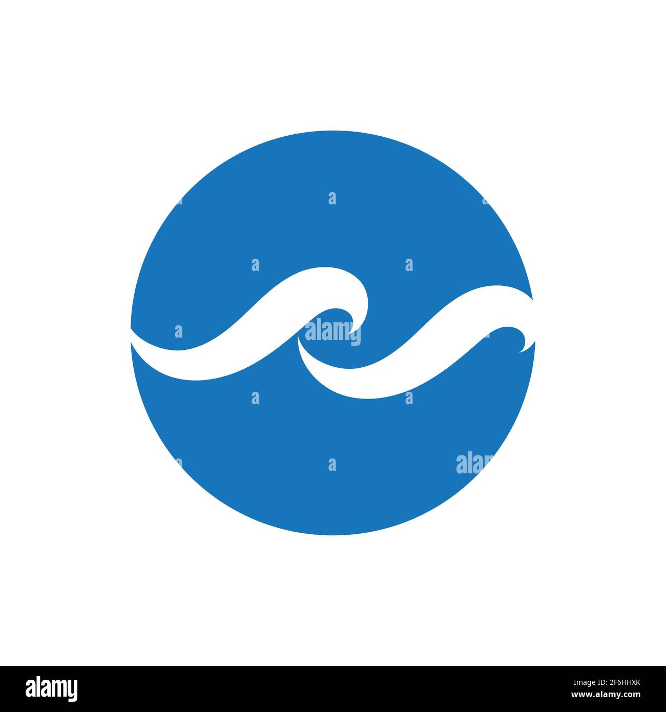 Ocean Wave Logo vector illustration design Template - Vector Stock ...