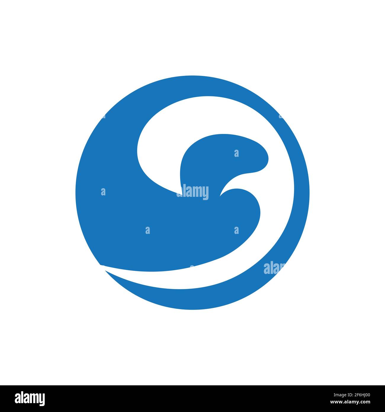 Ocean Wave Logo vector illustration design Template - Vector Stock ...
