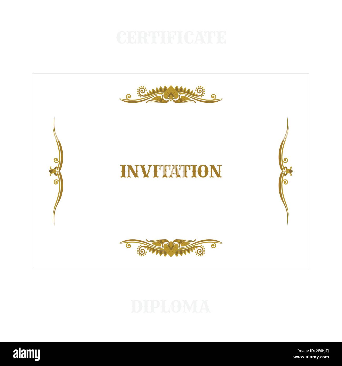 Diploma frame vector vectors hires stock photography and images Alamy