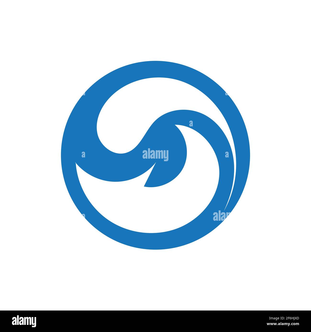 Ocean Wave Logo vector illustration design Template - Vector Stock ...
