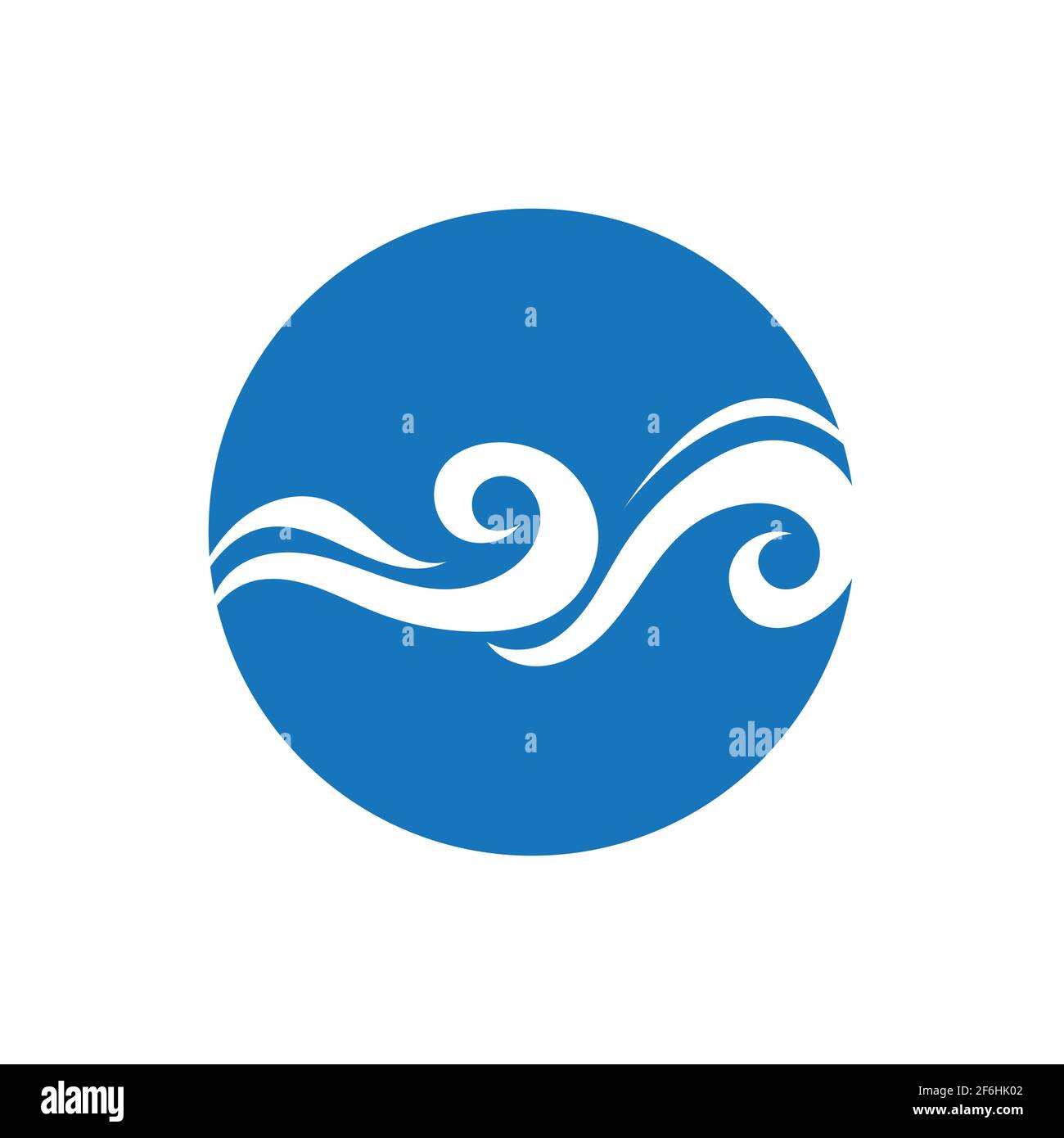 Ocean Wave Logo vector illustration design Template - Vector Stock ...