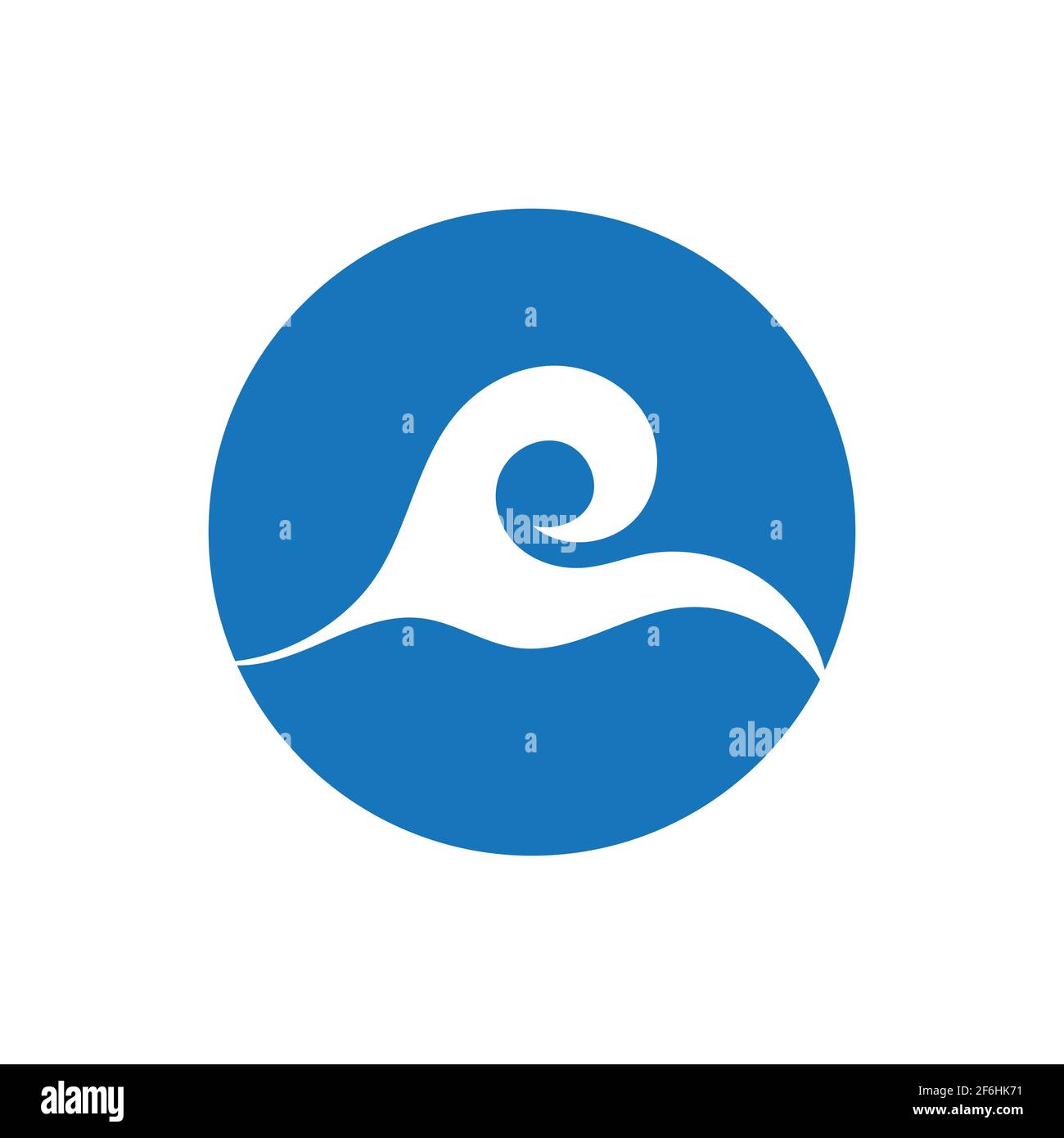 Ocean Wave Logo vector illustration design Template - Vector Stock ...
