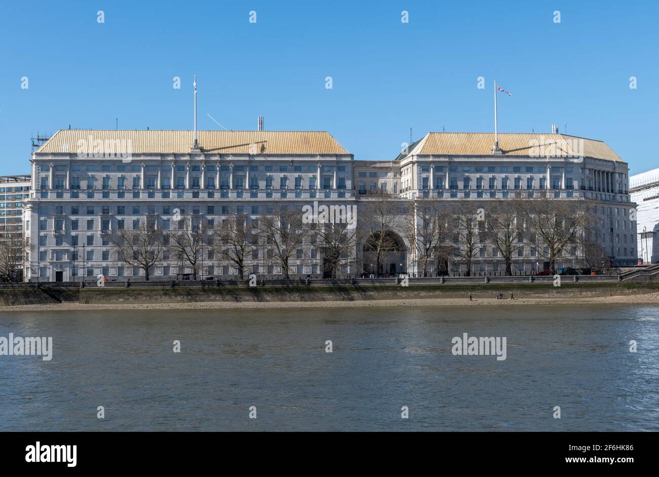 The headquarter building of MI5, British domestic secret security service responsible for homeland security and counter espionage and terrorism. Stock Photo