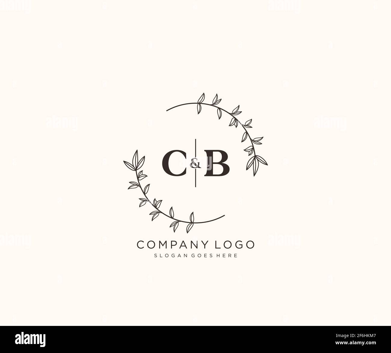 Logo initial letters cb Stock Vector Images - Alamy