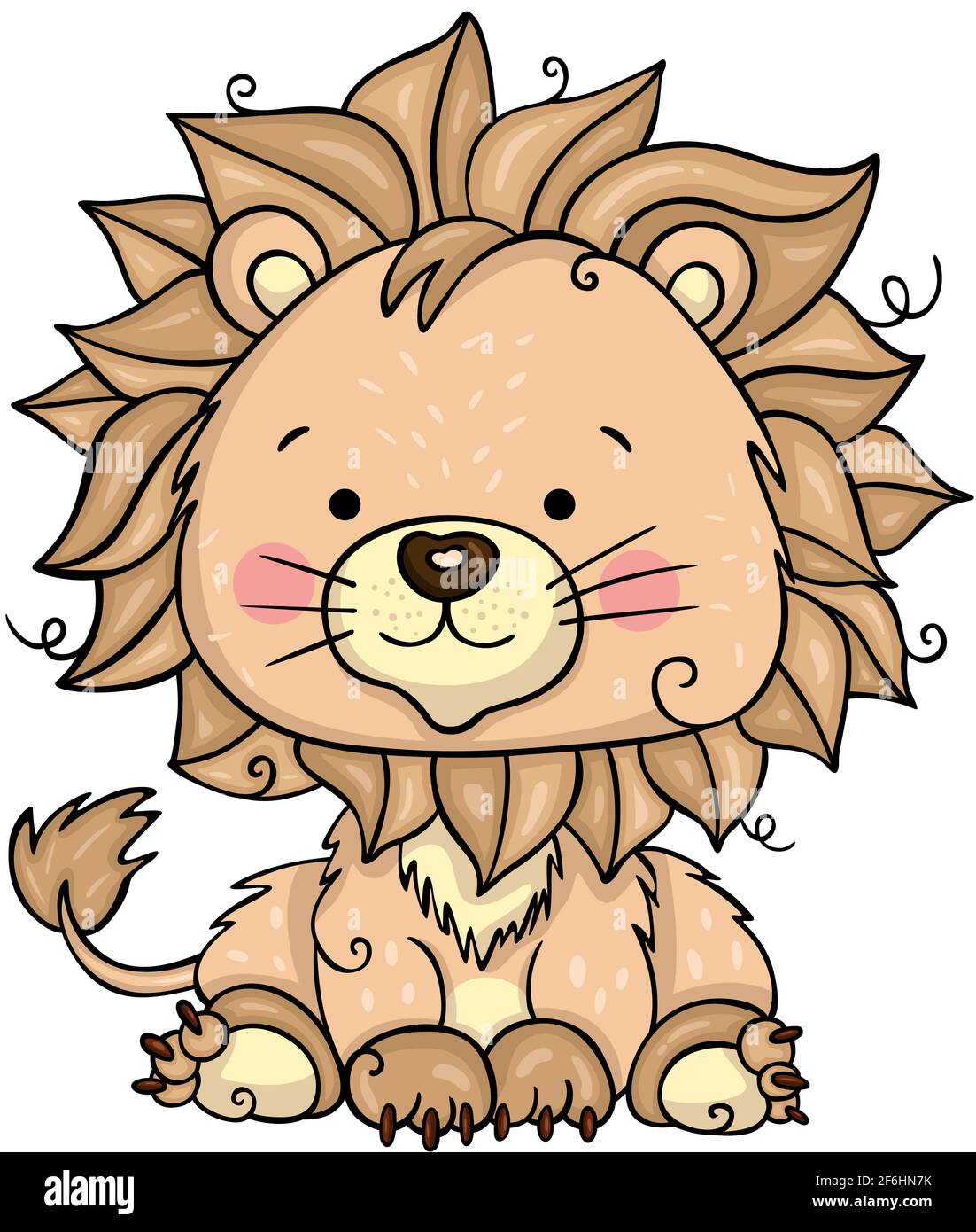 Funny lion isolated on white Stock Photo - Alamy Funny lion isolated on white Stock Photo - Alamy