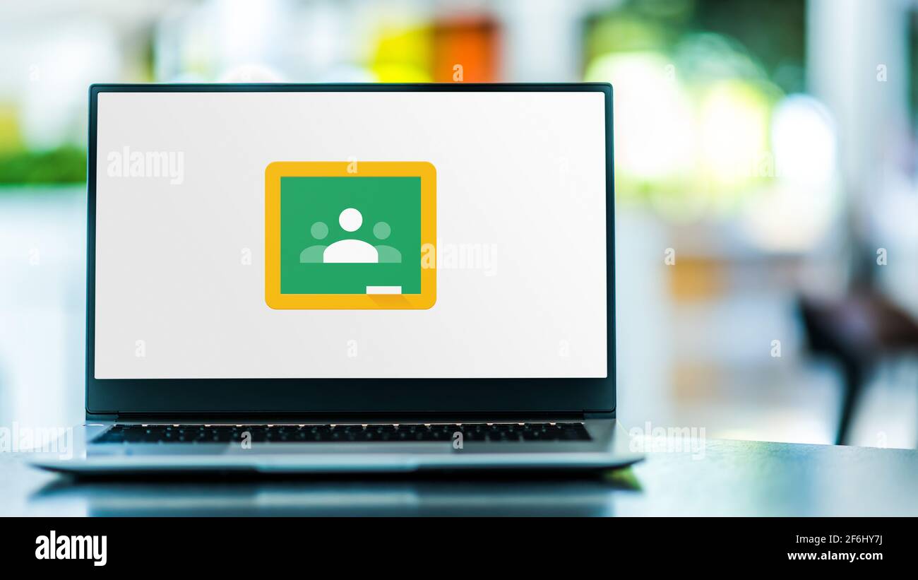 Google classroom screen hires stock photography and images Alamy