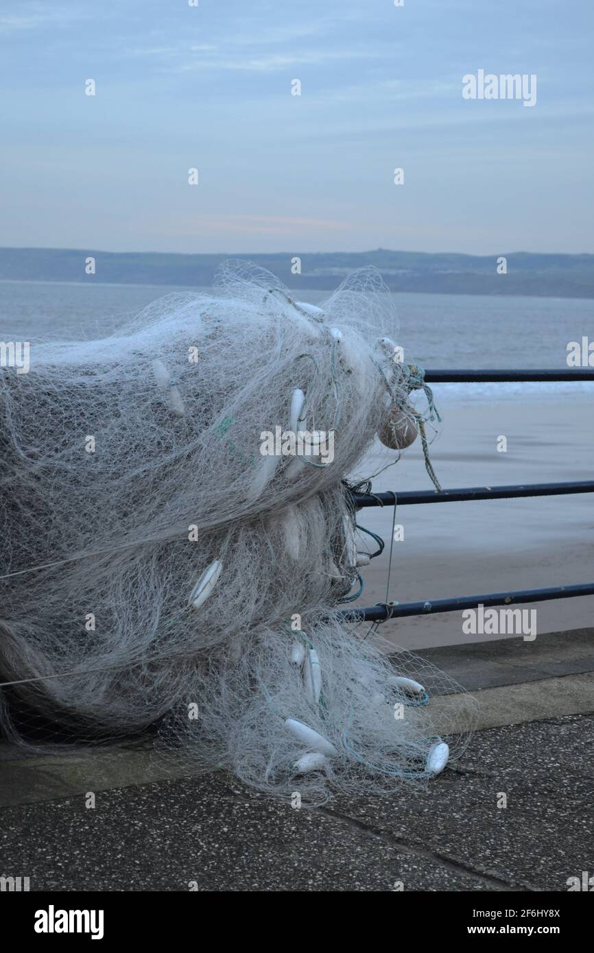 Fishing nets and floats hi-res stock photography and images - Alamy