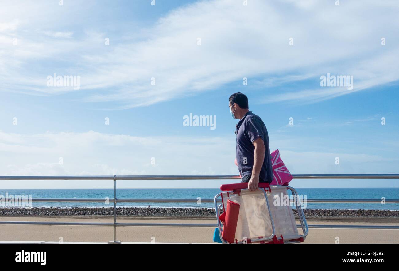 Las Palmas, Gran Canaria, Canary Islands, Spain. 1st April, 2021