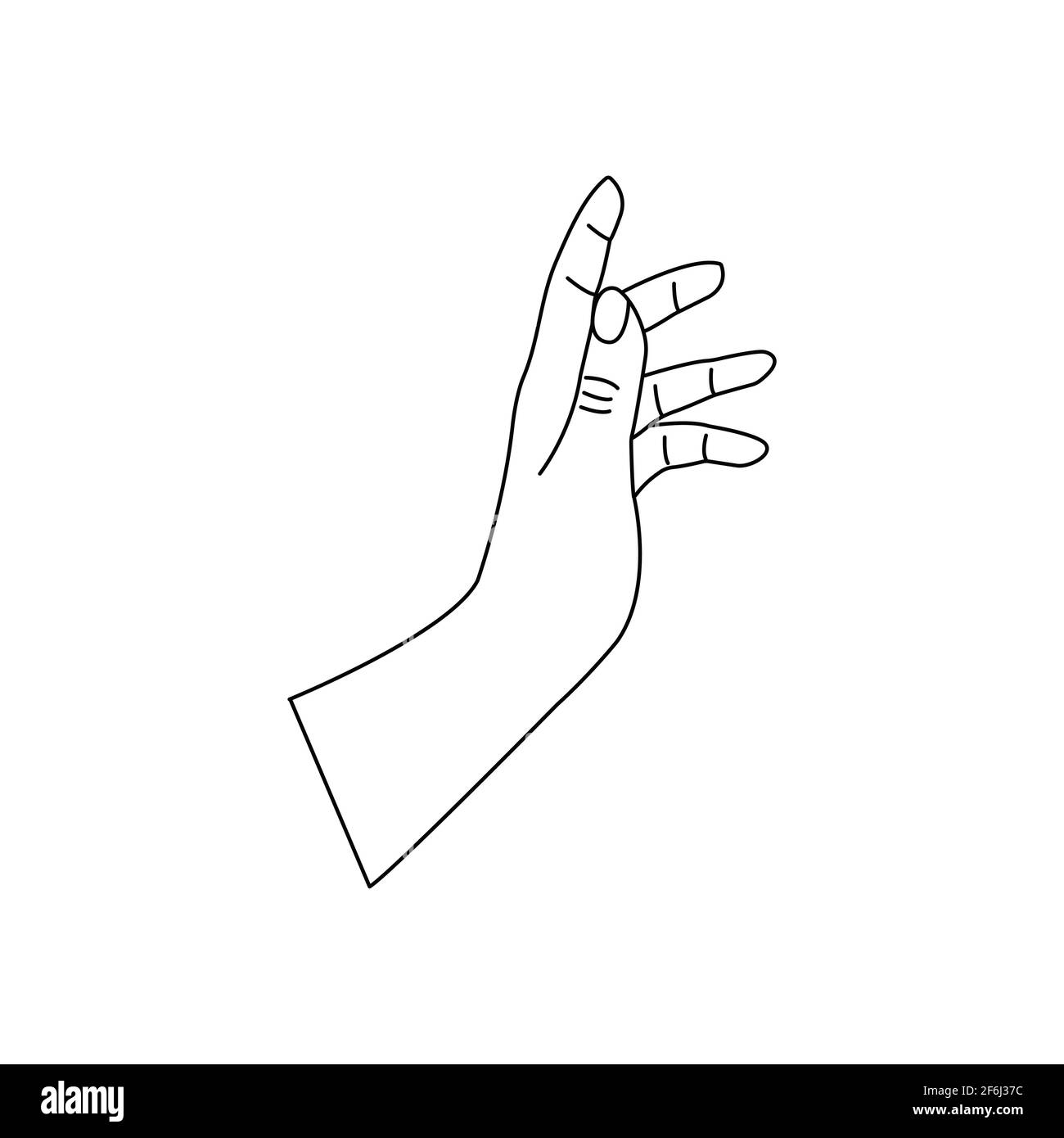 Human body part with which fingers point Black and White Stock Photos ...