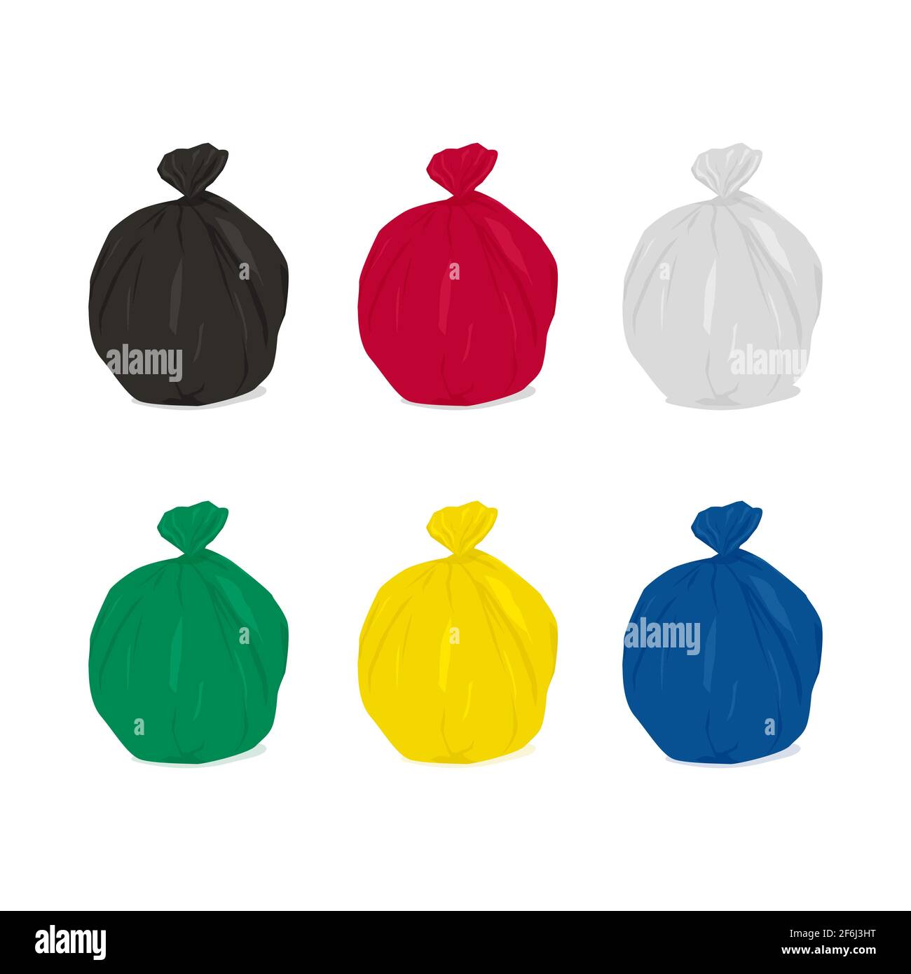 Black rubbish bags Stock Vector Images Alamy