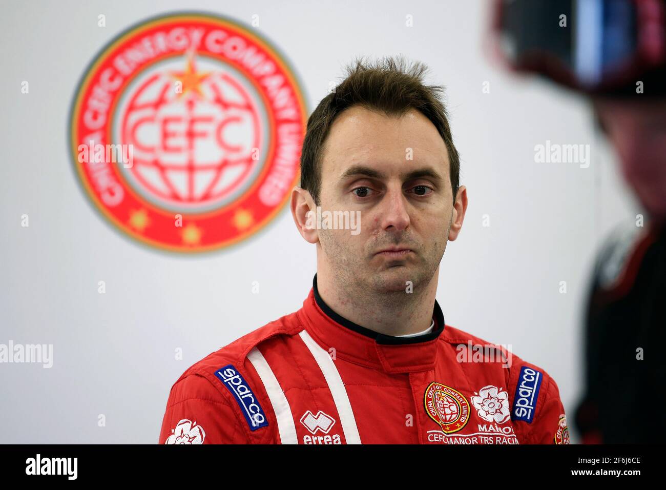 HIRSCHI Jonathan (che), Oreca 07 Gibson team CEFC Manor TRS racing, ambiance portrait during the 2017 FIA WEC World Endurance Championship 6 Hours of Silverstone, England, from April 14 to 16 - Photo DPPI / Jean Michel Le Meur. Stock Photo