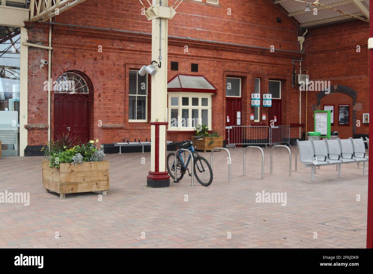 Llandudno railway station, serves the seaside town of Llandudno, North