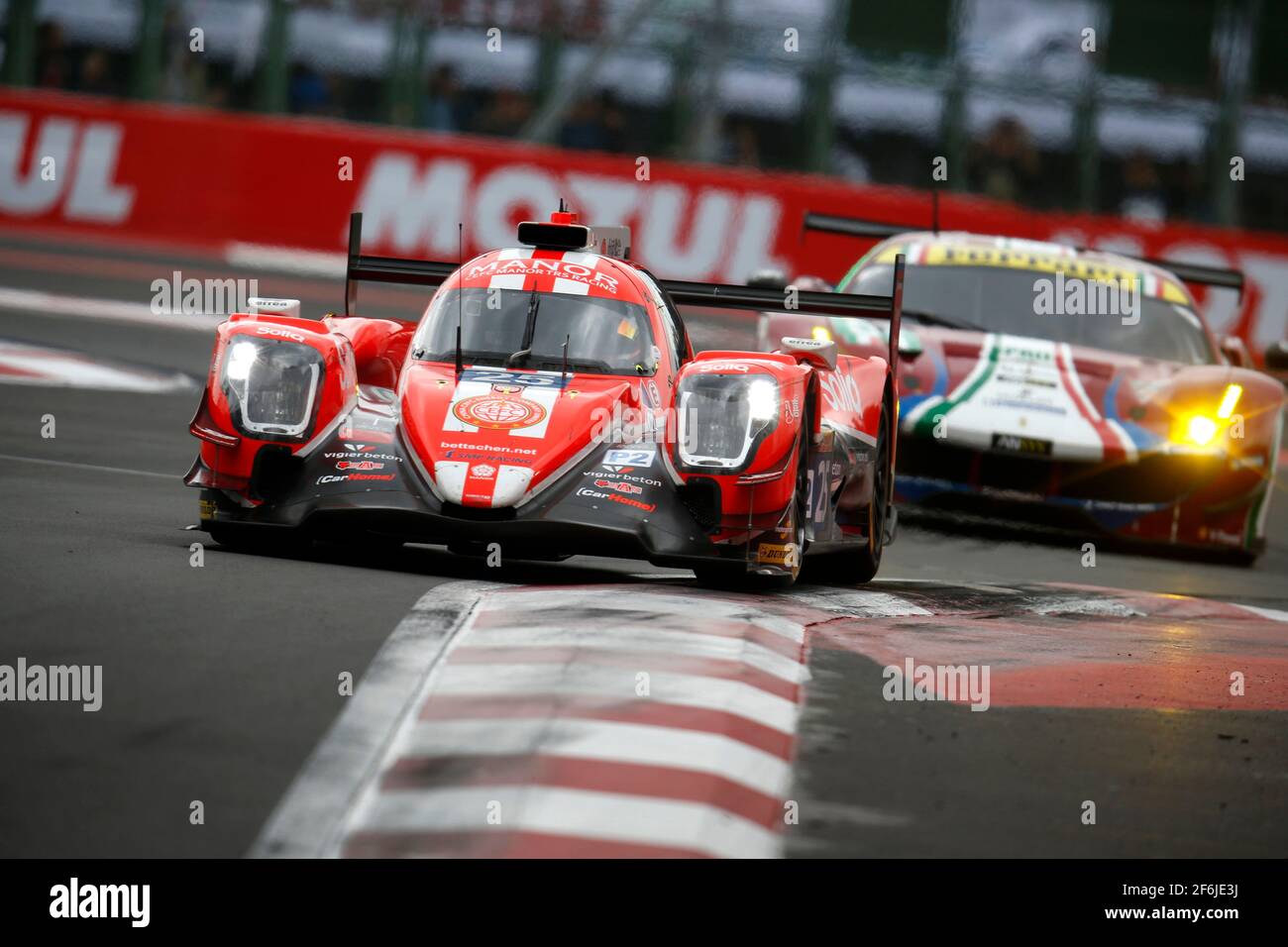 25 GONZALES Roberto (mex), TRUMMER Simon (che), PETROV Vitaly (rus), Oreca 07 Gibson team CEFC Manor TRS racing, action during the 2017 FIA WEC World Endurance Championship, 6 hours of Mexico september 1 to 3 - Photo Clement Marin / DPPI Stock Photo