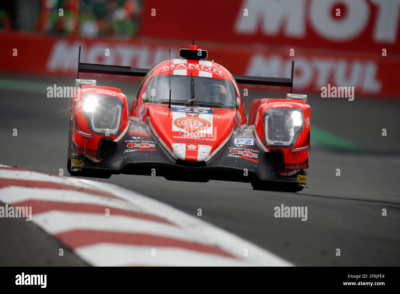 25 GONZALES Roberto (mex), TRUMMER Simon (che), PETROV Vitaly (rus), Oreca 07 Gibson team CEFC Manor TRS racing, action during the 2017 FIA WEC World Endurance Championship, 6 hours of Mexico september 1 to 3 - Photo Clement Marin / DPPI Stock Photo