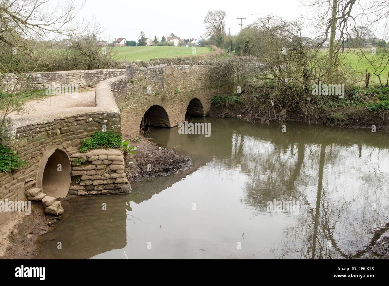 The Nightingale Bridge on the River Frome in Frampton Cotterell, South