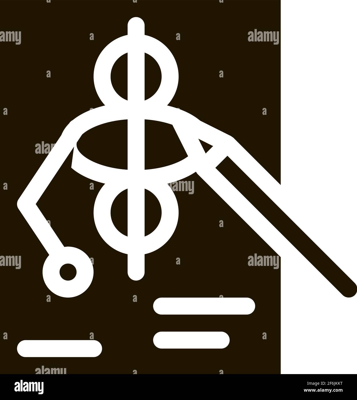 game design icon Vector Glyph Illustration Stock Vector