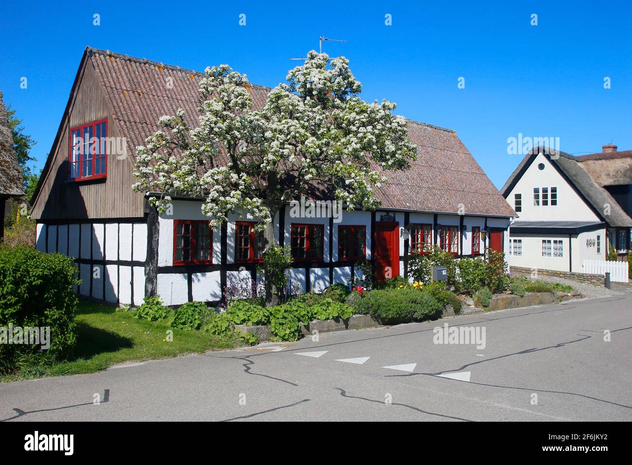 Typical Buildings at Samso Island, Denmark, Europe Stock Photo Alamy