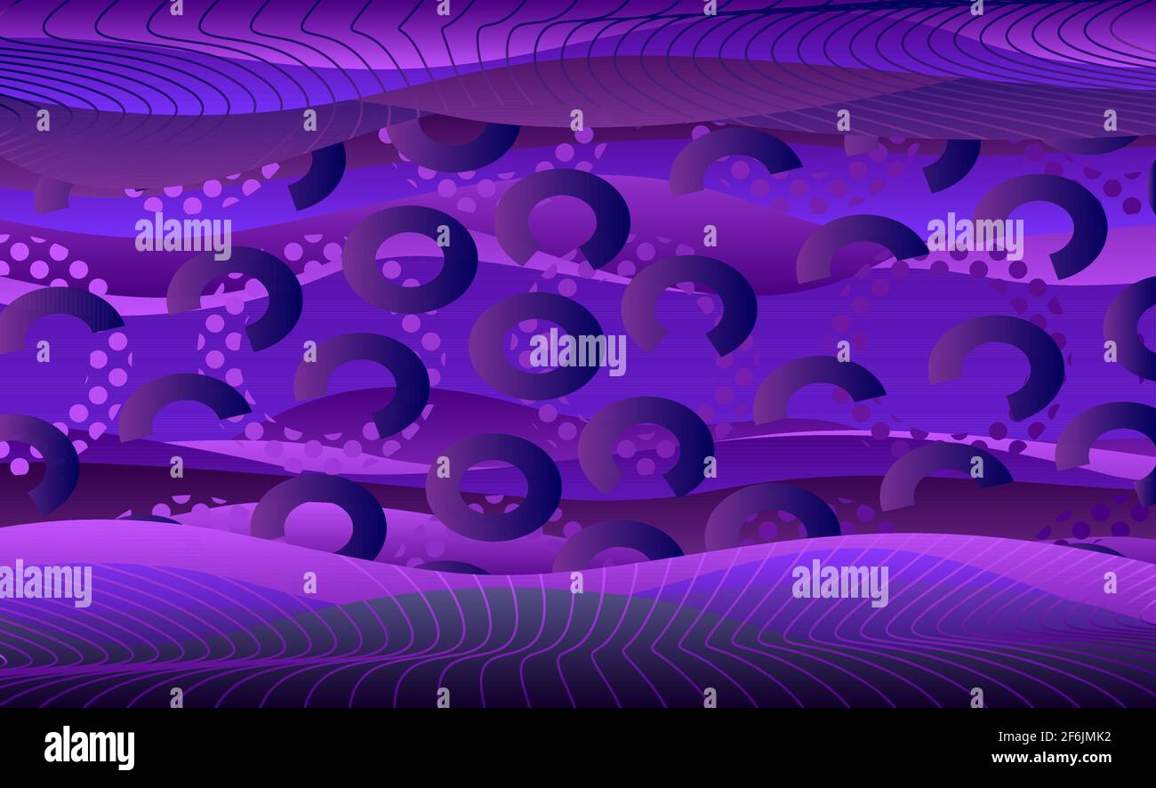 Abstract dark blue water waves, layered background. Vector illustration ...