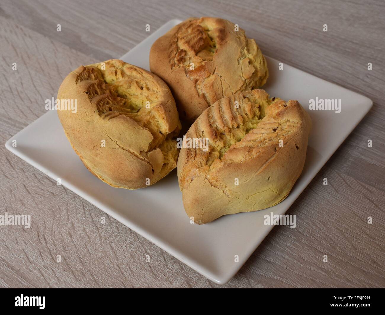 Chipa or chipá, typical food of Paraguay Stock Photo