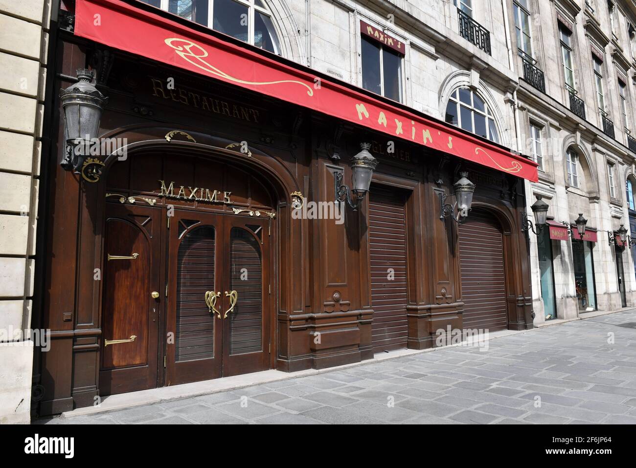 Maxim's restaurant - Paris - France Stock Photo