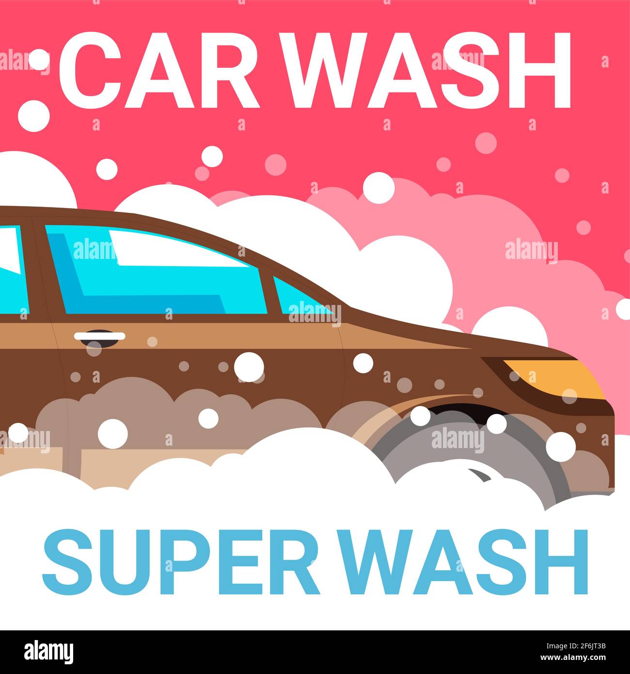 Automatic car wash Stock Vector Images - Alamy