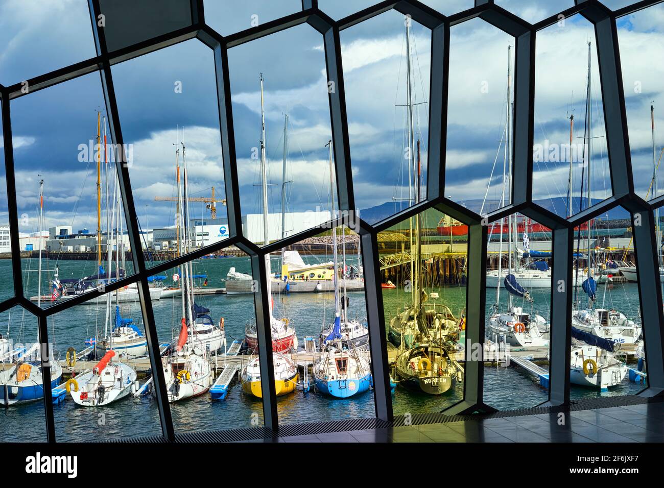 The harbour of Reykjavik. Iceland Stock Photo