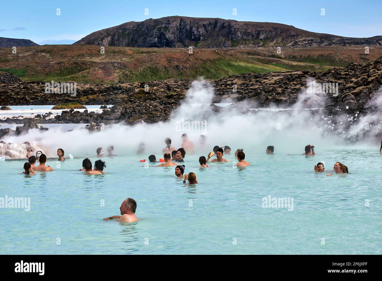 Blue Lagoon SPA. Iceland Stock Photo Alamy