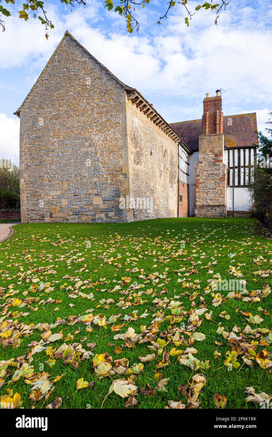 Odda's Chapel, one of the most complete surviving Saxon churches in England, built in 1056 by Earl Odda at Deerhurst, Gloucestershire UK Stock Photo