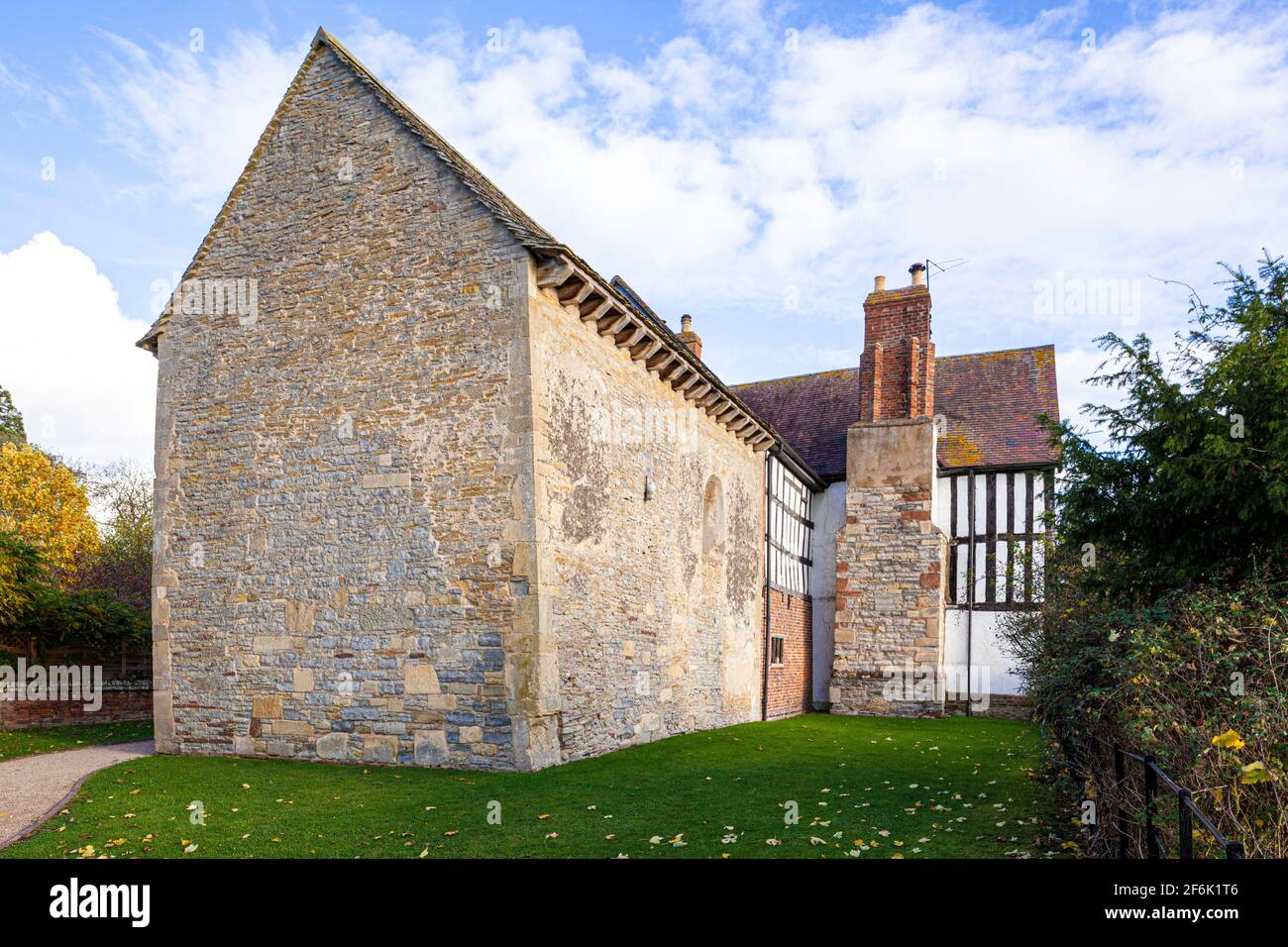 Odda's Chapel, one of the most complete surviving Saxon churches in England, built in 1056 by Earl Odda at Deerhurst, Gloucestershire UK Stock Photo